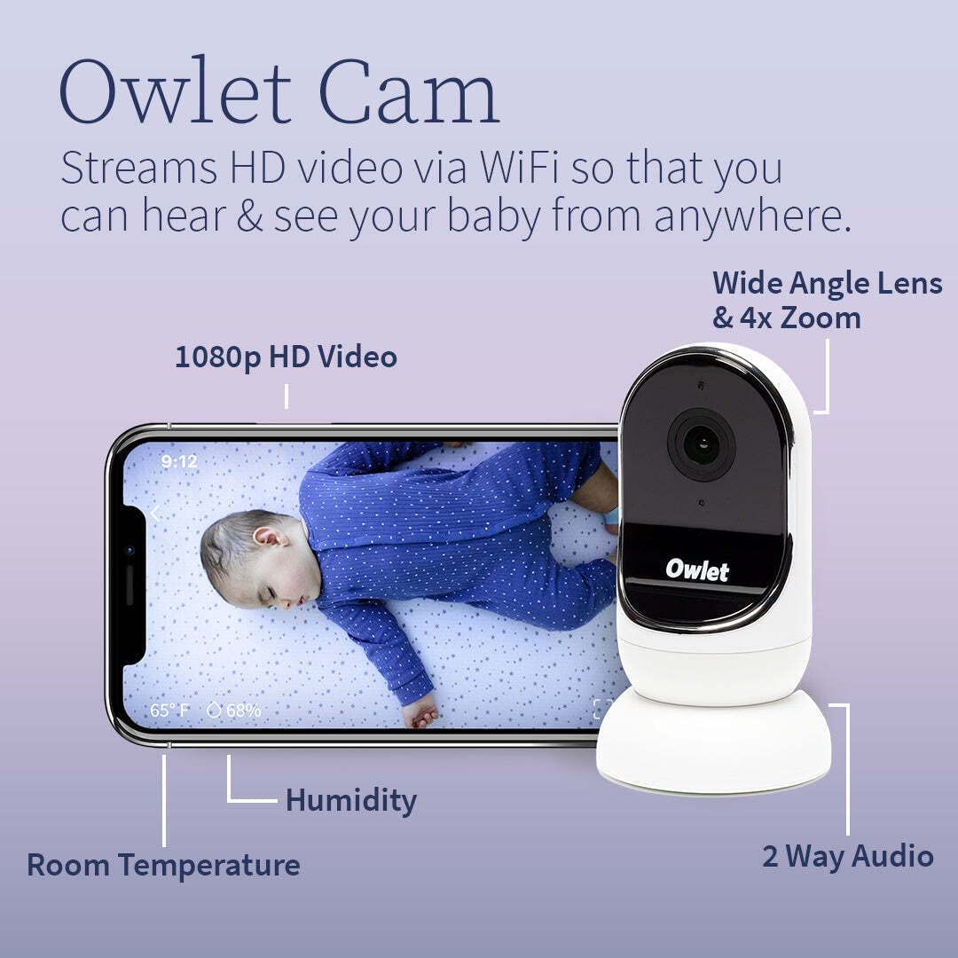 Owlet Dream Duo Smart Baby Monitor - Video Baby Monitor with HD Camera & Dream Sock: Only Baby Monitor to Track Heart Rate & Average Oxygen as Sleep Quality Indicators - Image 7